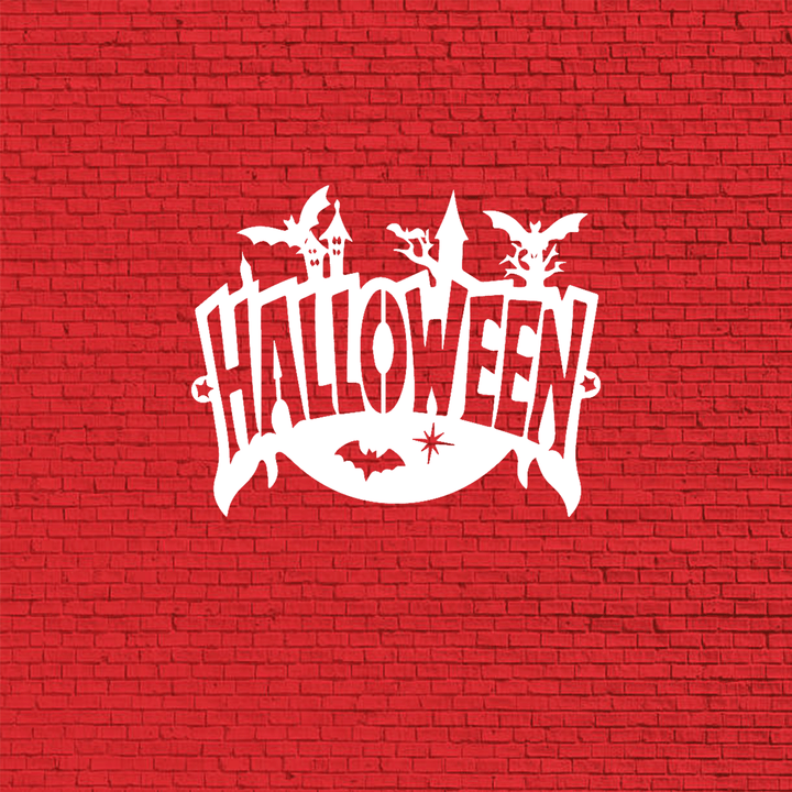 Halloween Sign Metal Wall Art, view 7 by MetalPlex