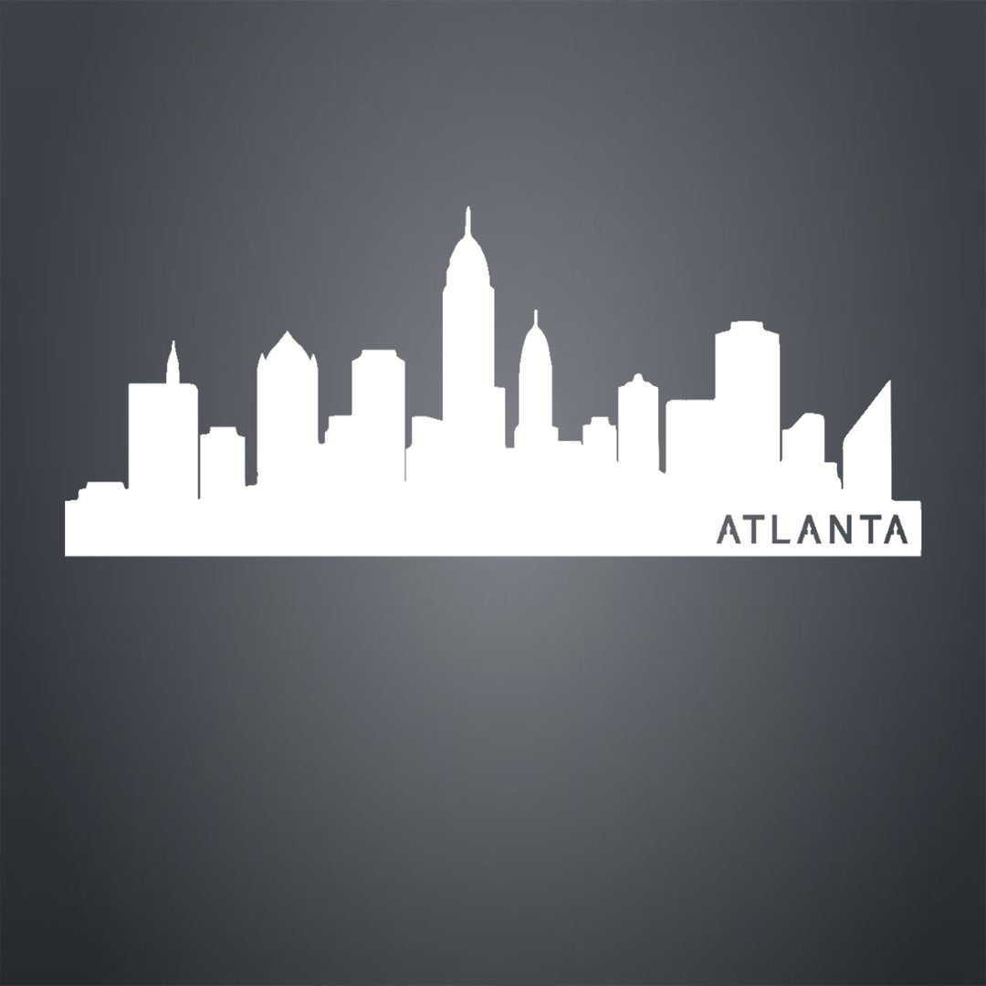 Atlanta Skyline Metal Wall Art, view 5 by MetalPlex