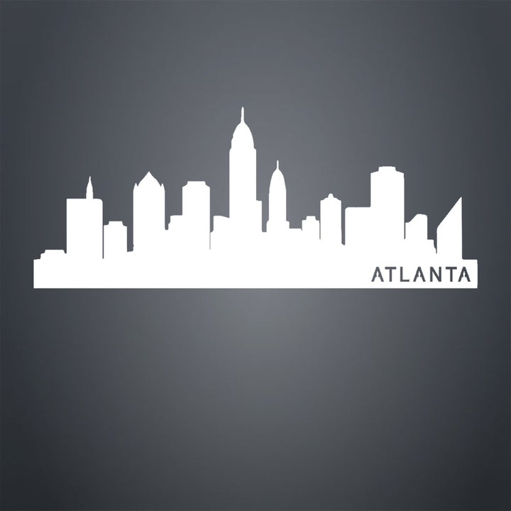 Atlanta Skyline Metal Wall Art, view 5 by MetalPlex