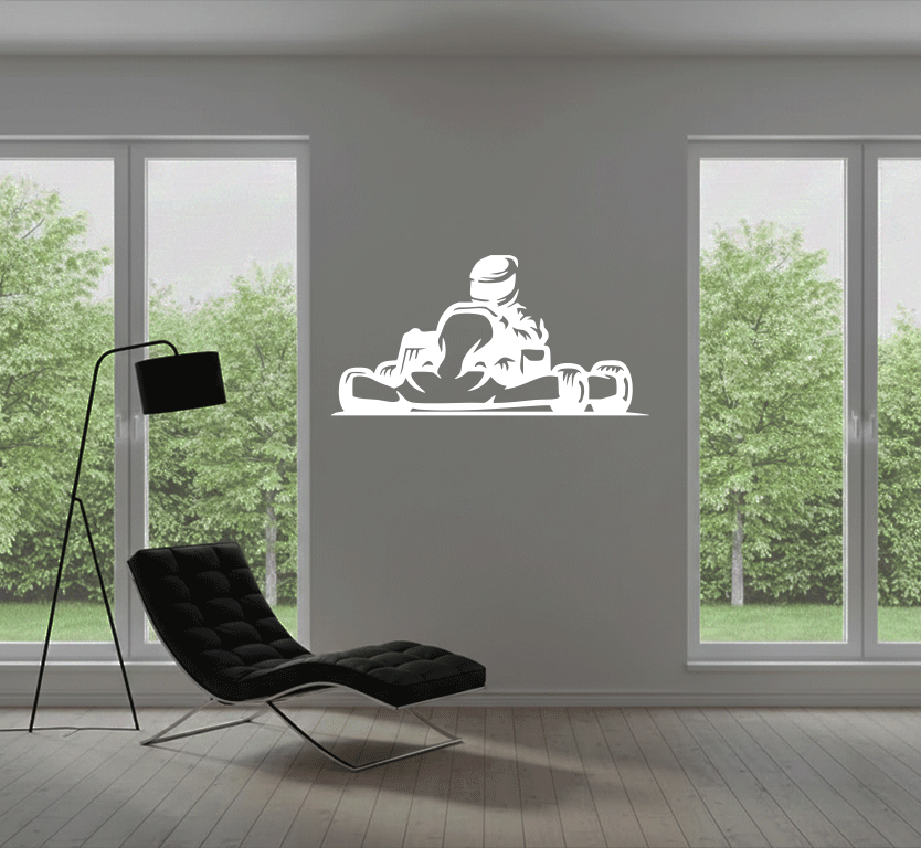 Go-Kart Metal Wall Art, view 4 by MetalPlex