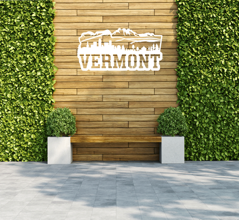 Vermont Skyline Metal Wall Art