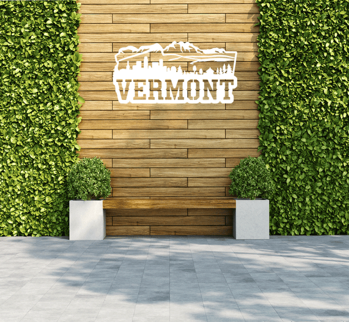 Vermont Skyline Metal Wall Art