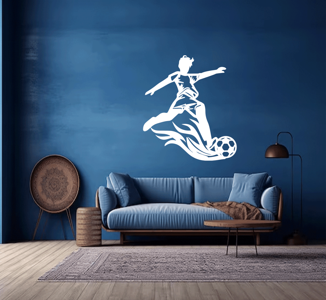 Soccer Metal Wall Art, view 6 by MetalPlex