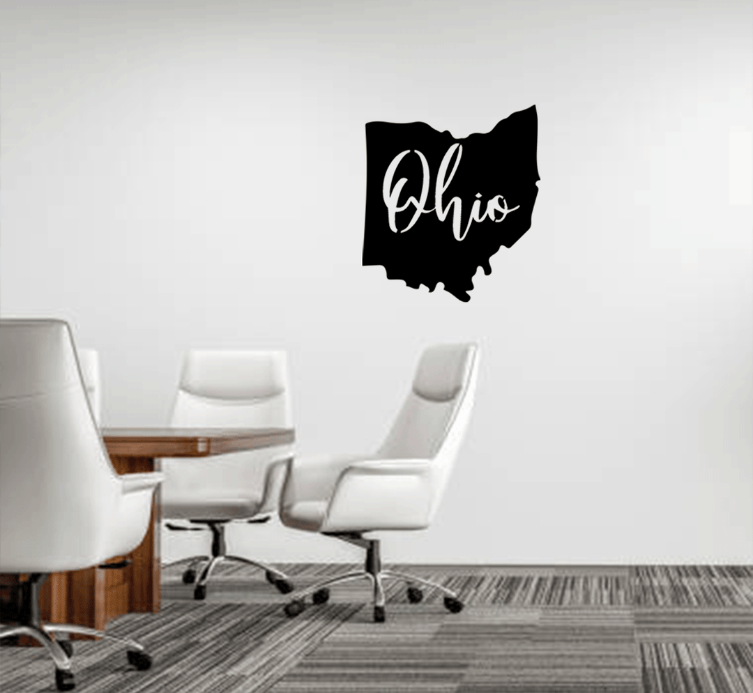 Ohio Metal Wall Art, view 2 by MetalPlex