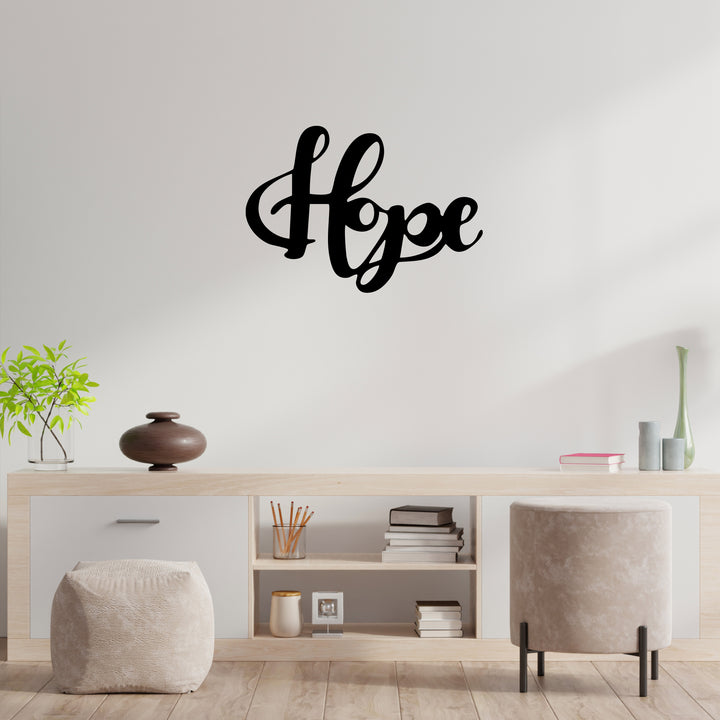 Hope Metal Wall Art