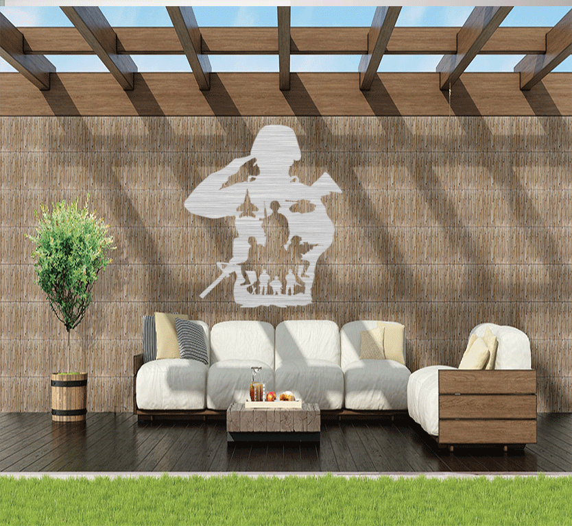 Army Metal Wall Art, view 8 by MetalPlex