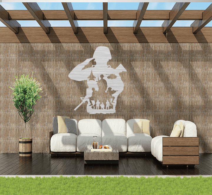Army Metal Wall Art, view 8 by MetalPlex