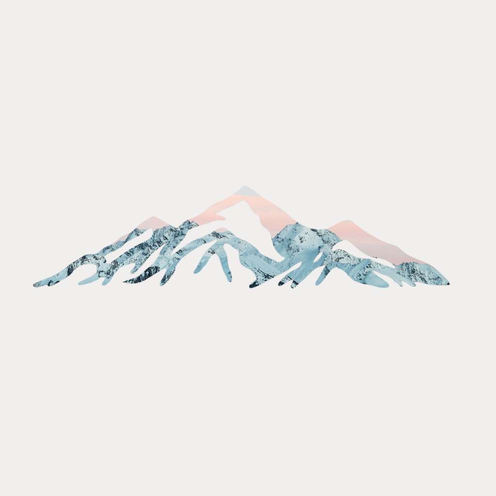Snow-Capped Rocky Mountains Metal Wall Art – Winter Landscape Home Decor