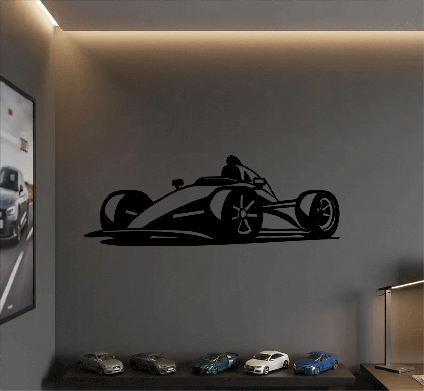Racing Car Metal Wall Art, view 13 by MetalPlex