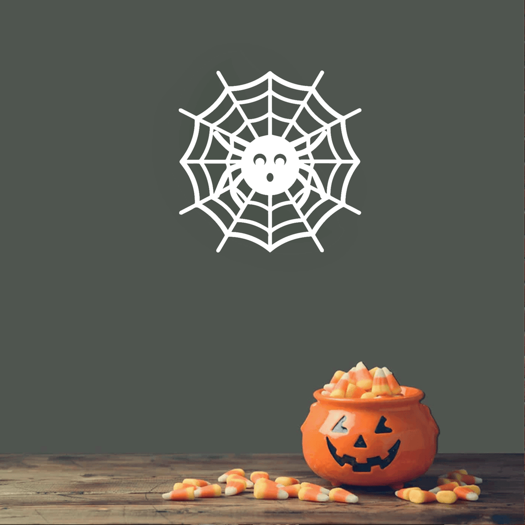 Halloween Spider Web Metal Wall Art, view 5 by MetalPlex