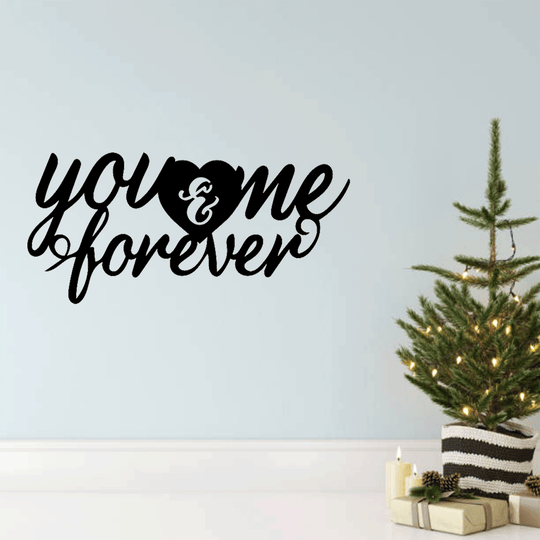 You and Me Forever - Metal Wall Art