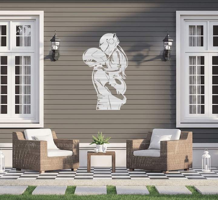 Biker Couple Metal Wall Art, view 4 by MetalPlex