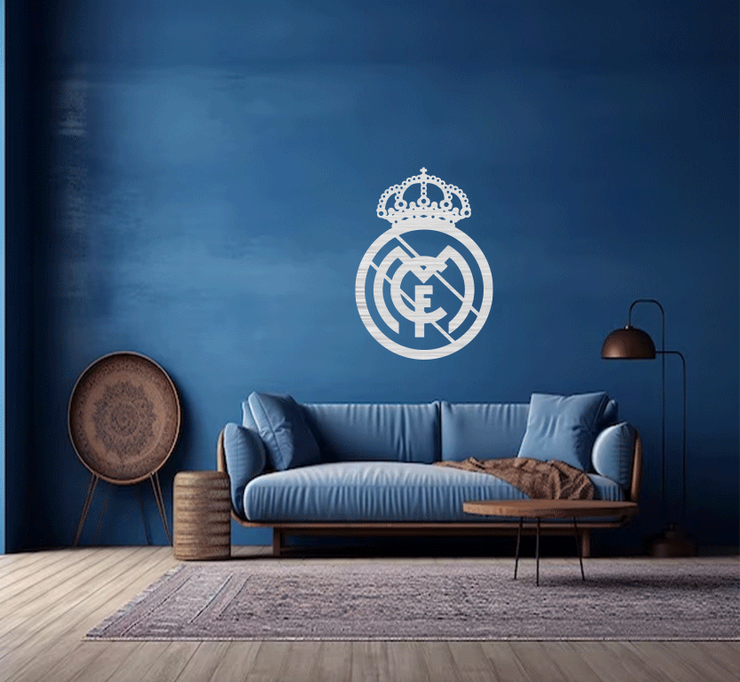 Real Madrid CF Metal Wall Art, view 7 by MetalPlex