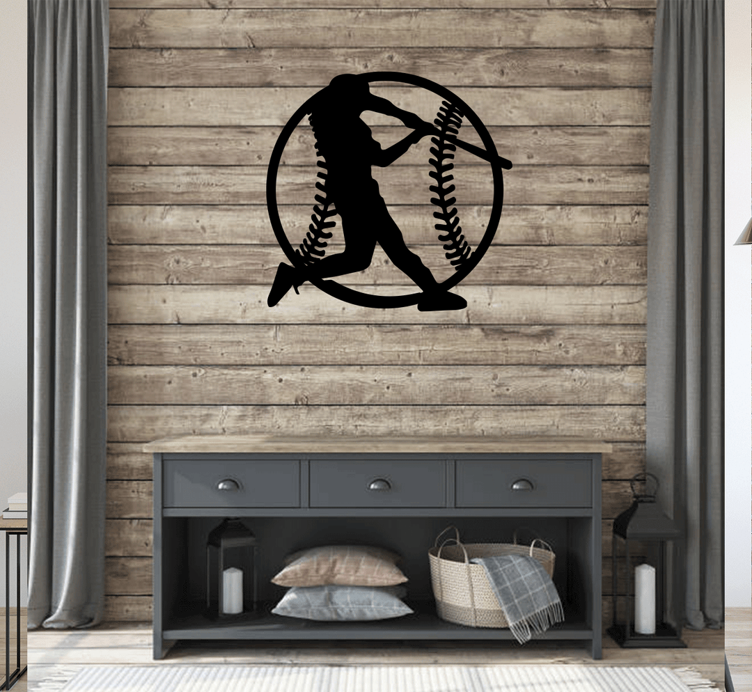 Baseball Metal Wall Art, view 6 by MetalPlex