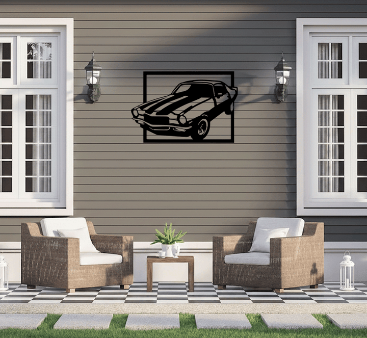 Muscle Car Metal Wall Art, view 2 by MetalPlex