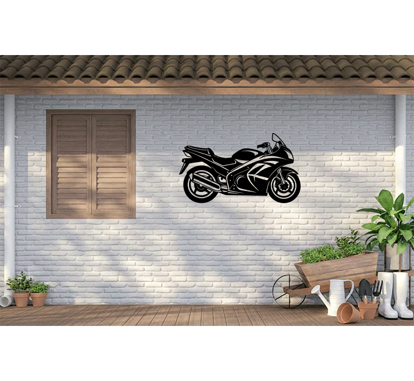 Sportbike Metal Wall Art, view 15 by MetalPlex