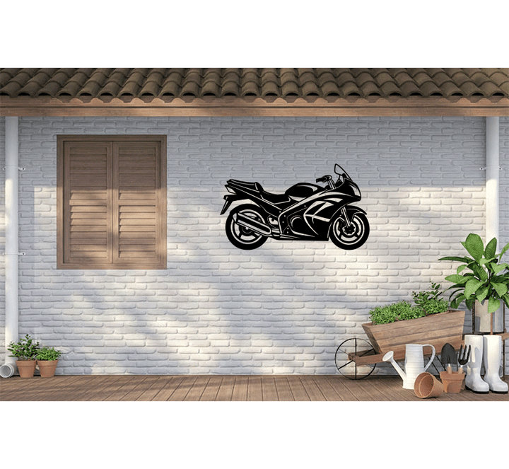 Sportbike Metal Wall Art, view 15 by MetalPlex