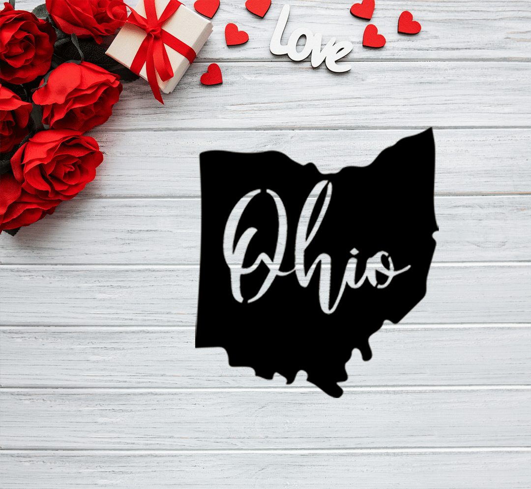 Ohio Metal Wall Art by MetalPlex