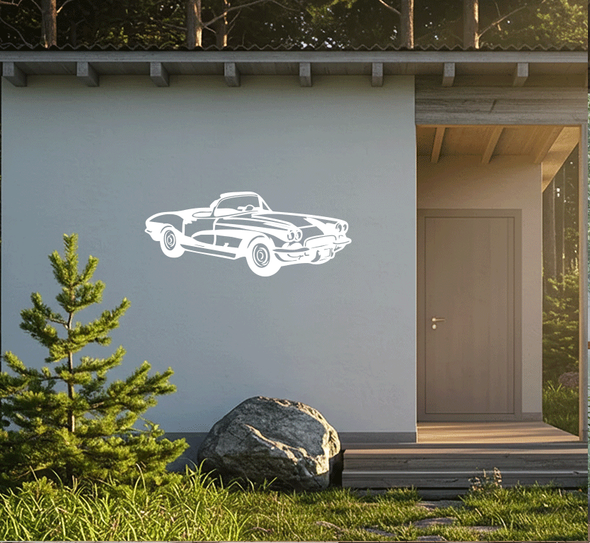 1962 Corvette C1 Metal Wall Art, view 14 by MetalPlex