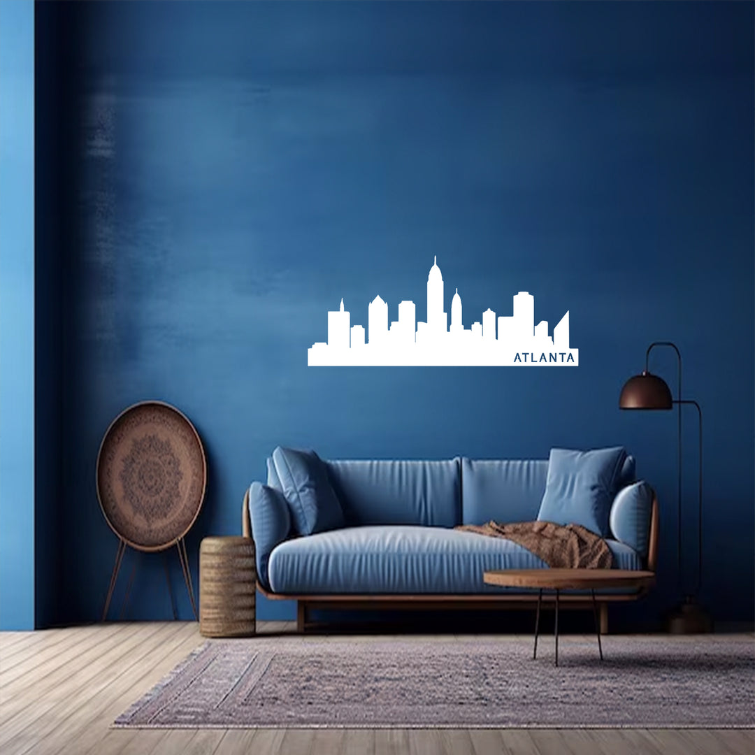 Atlanta Skyline Metal Wall Art, view 6 by MetalPlex