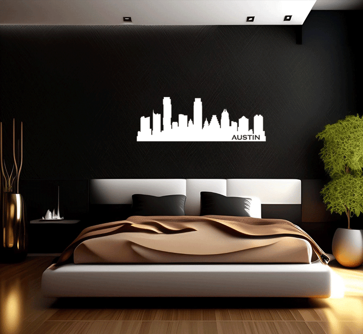 Austin Skyline - Metal Wall Art