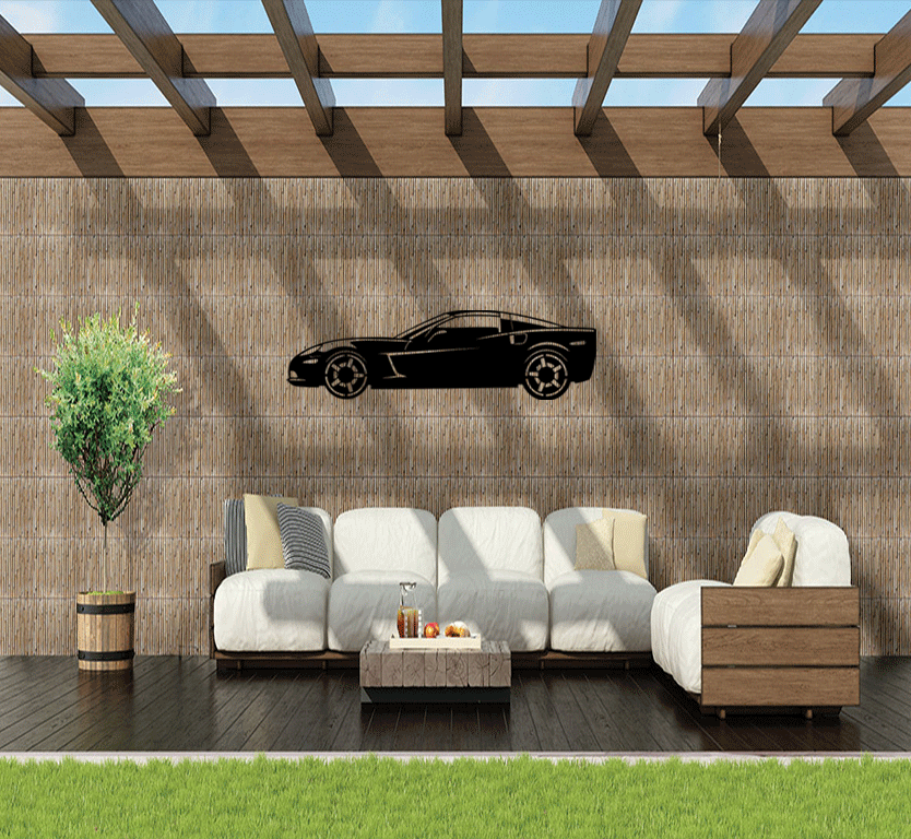 Corvette Metal Wall Art, view 10 by MetalPlex