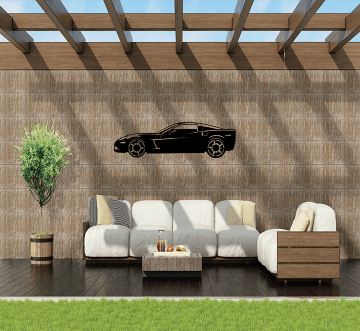 Corvette Metal Wall Art, view 10 by MetalPlex