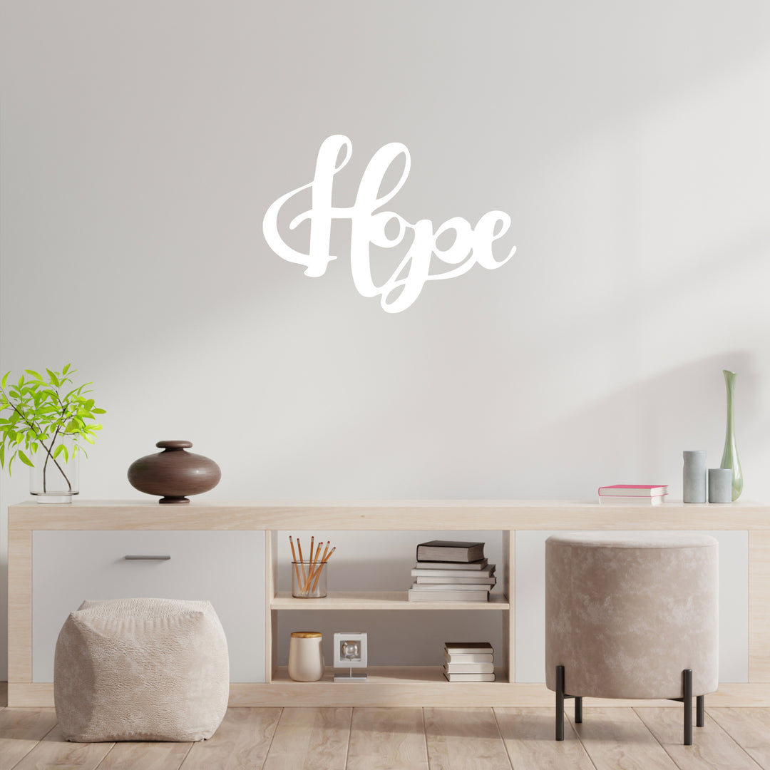 Hope Metal Wall Art