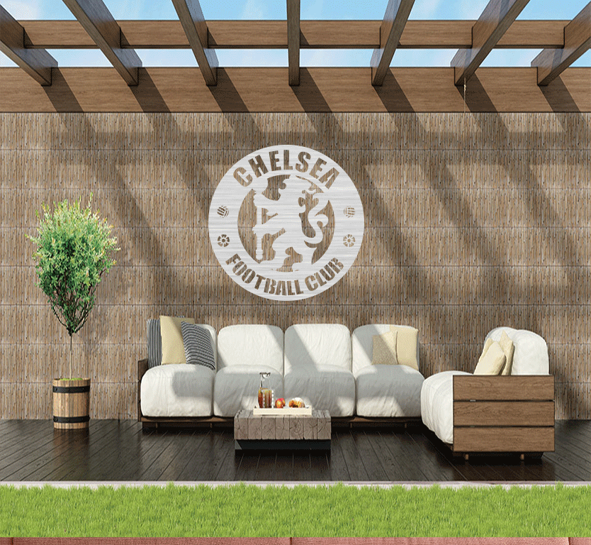 Chelsea FC Metal Wall Art, view 8 by MetalPlex