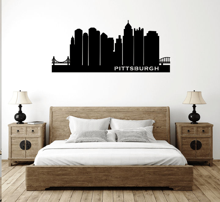 Pittsburgh Skyline - Metal Wall Art - MetalPlex