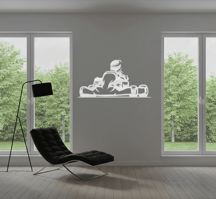 Go-Kart Metal Wall Art, view 3 by MetalPlex