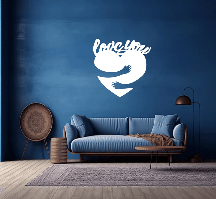 Love You Metal Wall Art, view 8 by MetalPlex