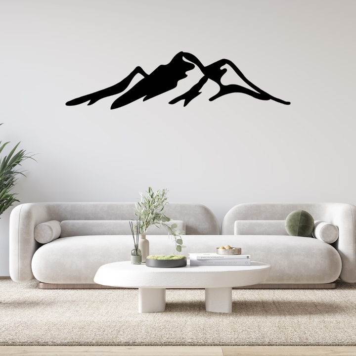 Great Smoky Mountains Metal Wall Art – Tennessee National Park Wall Decor