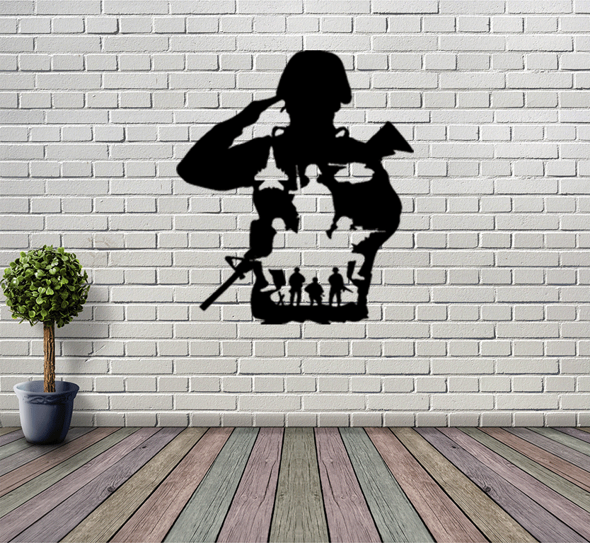 Army Metal Wall Art by MetalPlex