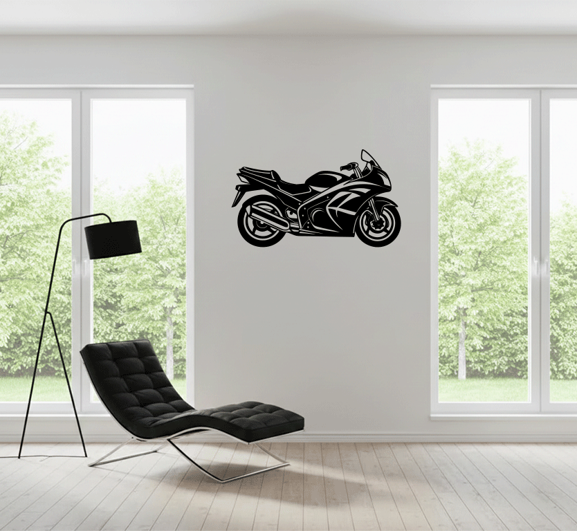 Sportbike Metal Wall Art, view 6 by MetalPlex