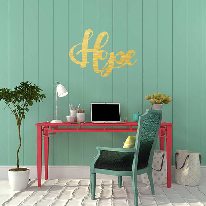 Hope Metal Wall Art