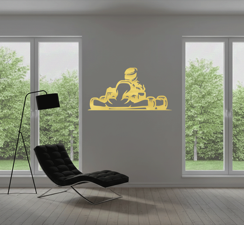 Go-Kart Metal Wall Art, view 6 by MetalPlex