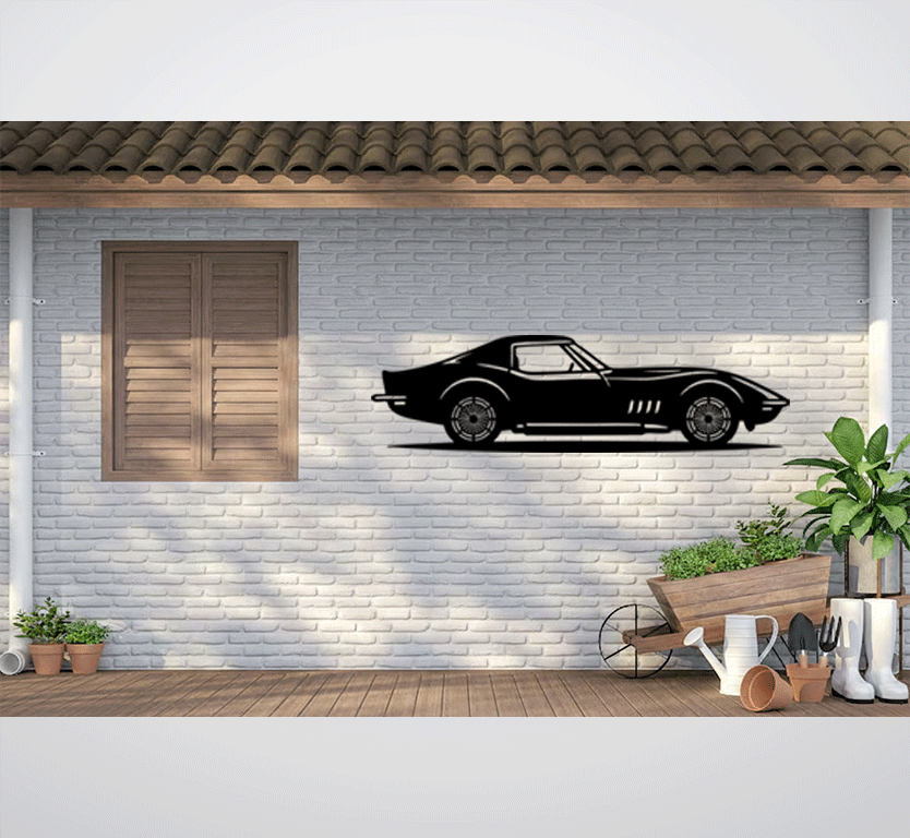 Classic Car Metal Wall Art, view 7 by MetalPlex