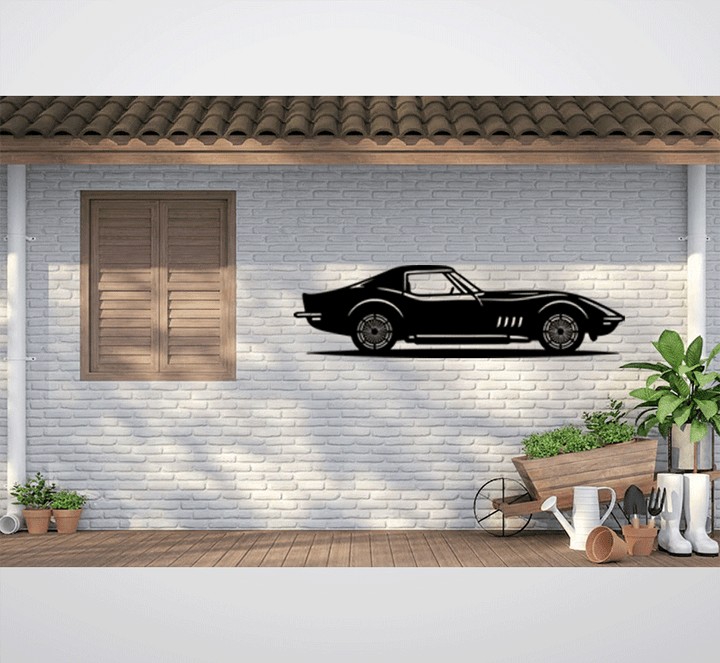 Classic Car Metal Wall Art, view 7 by MetalPlex