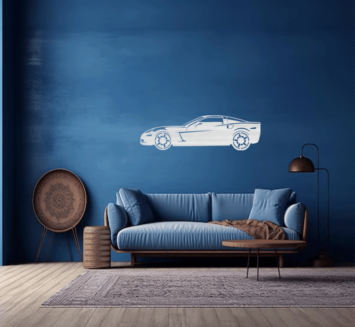 Corvette Metal Wall Art, view 11 by MetalPlex