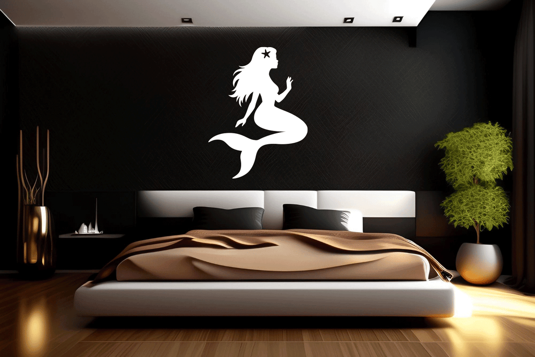 Mermaid Metal Wall Art, view 2 by MetalPlex