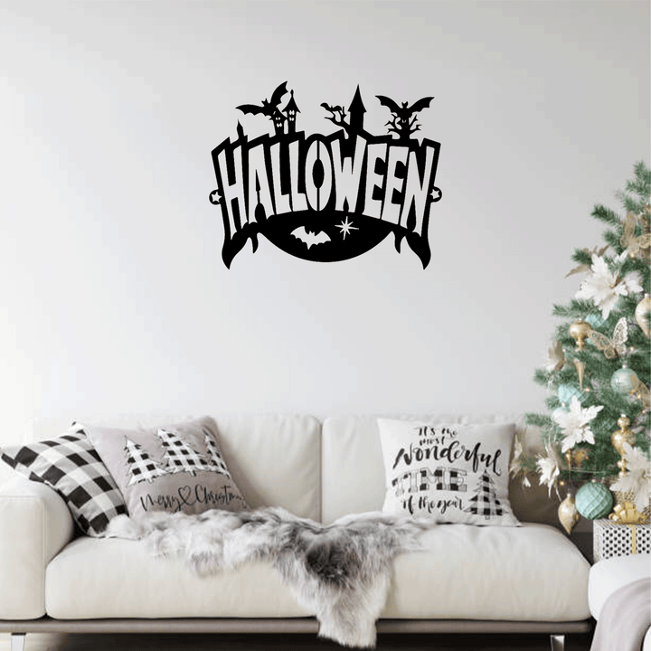 Halloween Sign Metal Wall Art, view 9 by MetalPlex