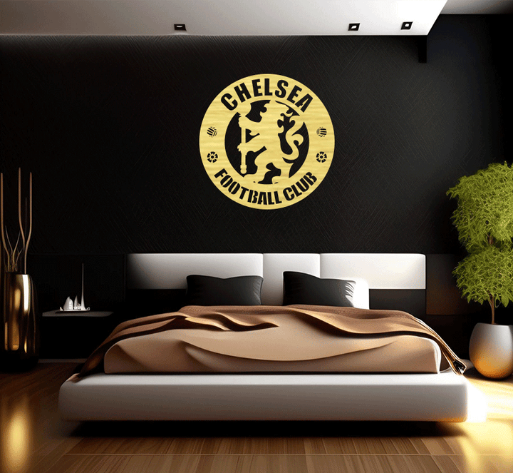 Chelsea FC Metal Wall Art, view 3 by MetalPlex