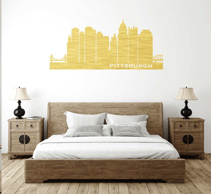 Pittsburgh Skyline - Metal Wall Art - MetalPlex