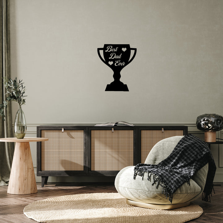 Best Dad Metal Wall Art