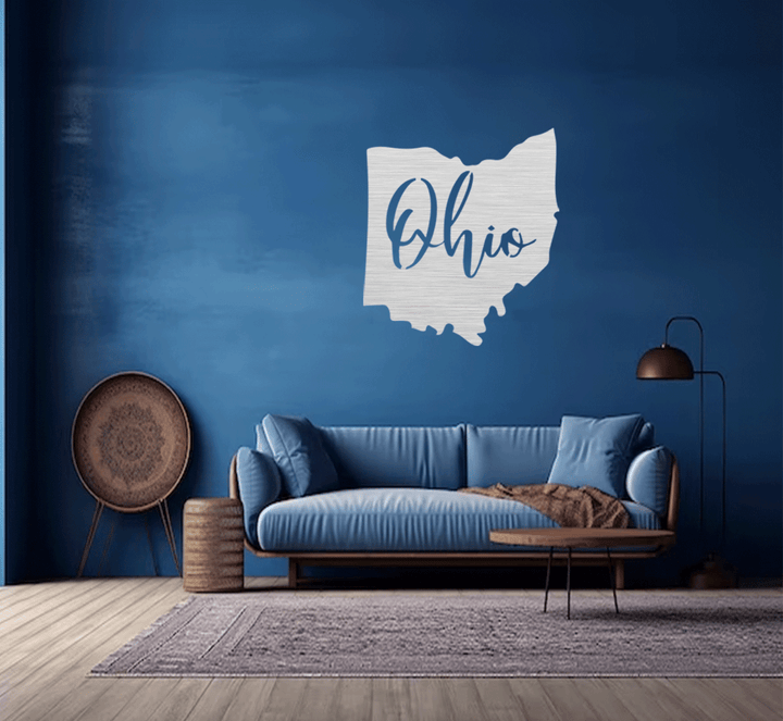 Ohio Metal Wall Art, view 7 by MetalPlex