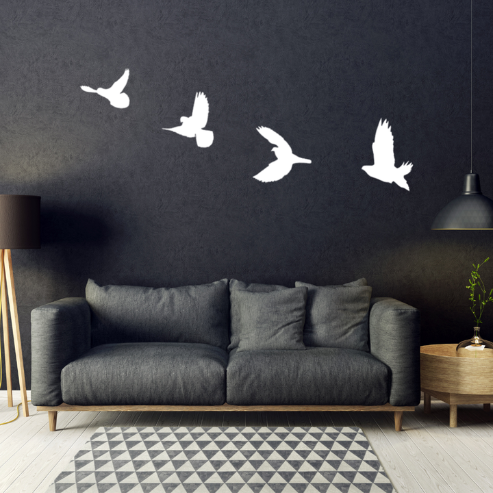 Birds Metal Wall Art – Wildlife Nature Wall Decor for Home &amp; Garden