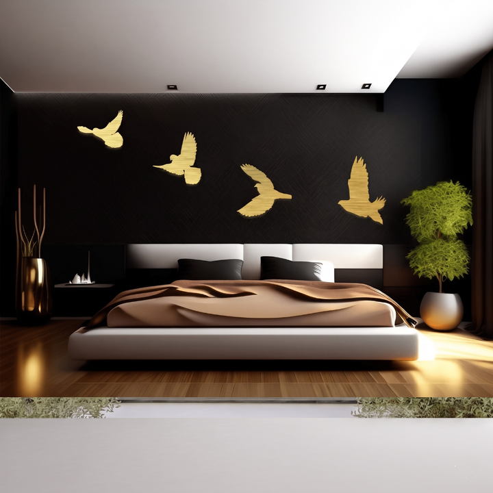 Birds Metal Wall Art – Wildlife Nature Wall Decor for Home &amp; Garden