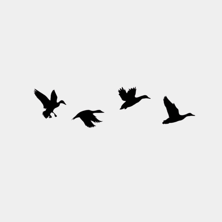 Ducks Metal Wall Art – Wildlife Nature Cabin &amp; Outdoor Home Decor