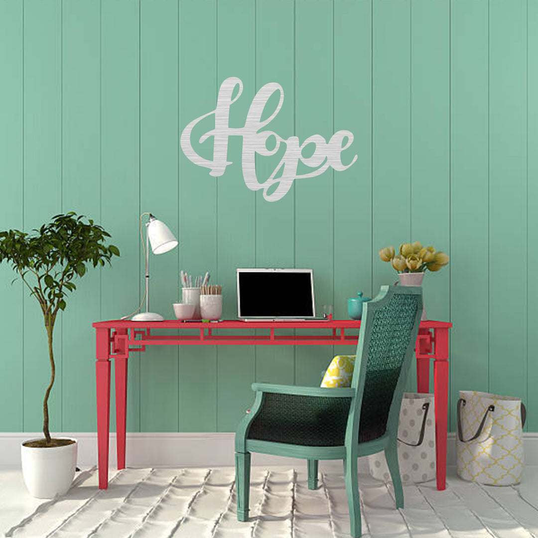 Hope Metal Wall Art